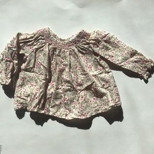 Baby gap l/s floral top 3-6 month